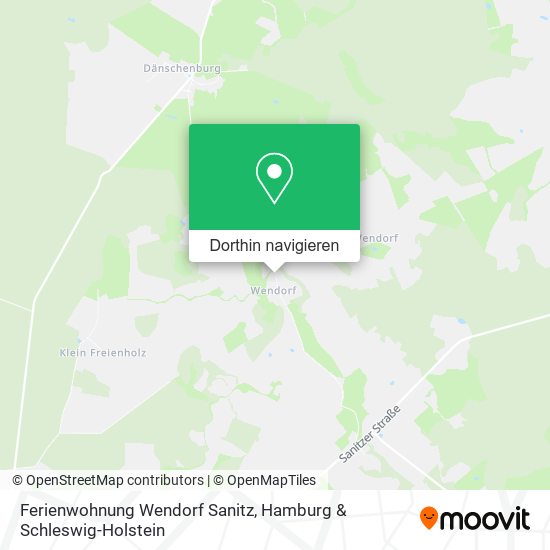 Ferienwohnung Wendorf Sanitz Karte