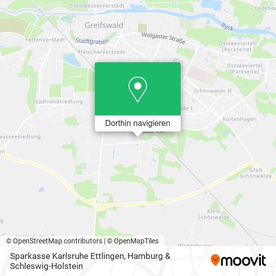 Sparkasse Karlsruhe Ettlingen Karte