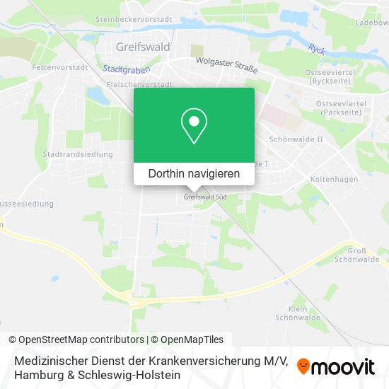 Medizinischer Dienst der Krankenversicherung M / V Karte