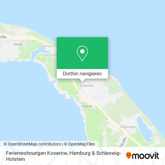 Ferienwohnungen Koserow Karte