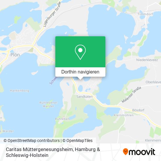 Caritas Müttergenesungsheim Karte