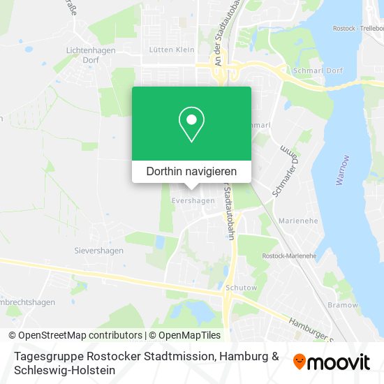 Tagesgruppe Rostocker Stadtmission Karte