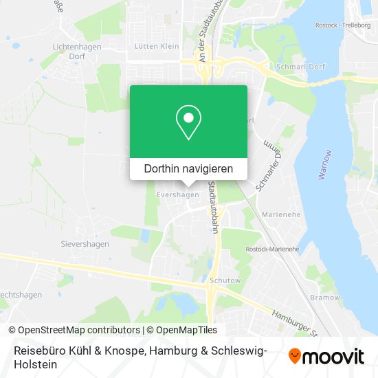 Reisebüro Kühl & Knospe Karte