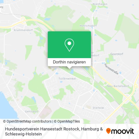 Hundesportverein Hansestadt Rostock Karte