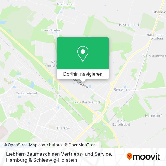 Liebherr-Baumaschinen Vertriebs- und Service Karte