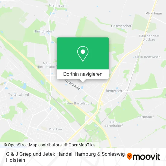 G & J Griep und Jetek Handel Karte