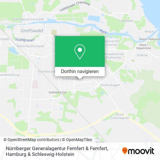 Nürnberger Generalagentur Femfert & Femfert Karte