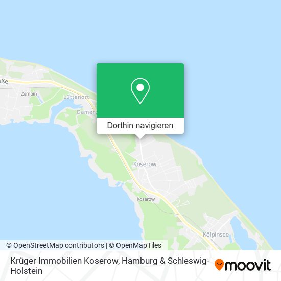 Krüger Immobilien Koserow Karte