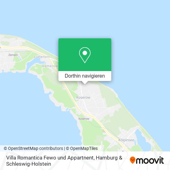 Villa Romantica Fewo und Appartnent Karte