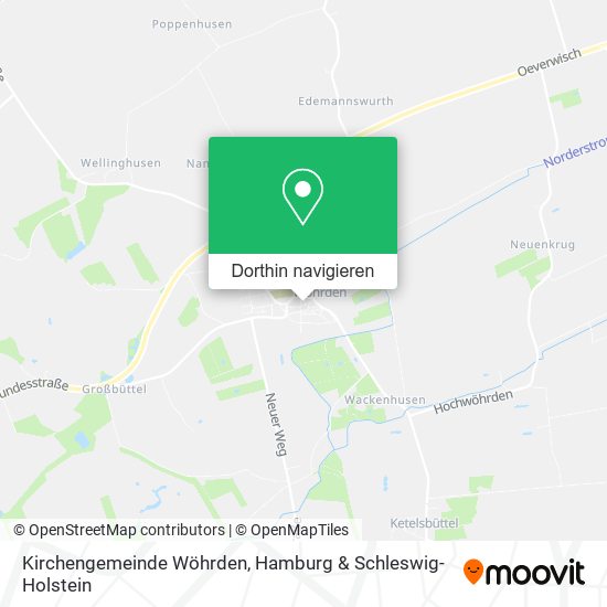 Kirchengemeinde Wöhrden Karte