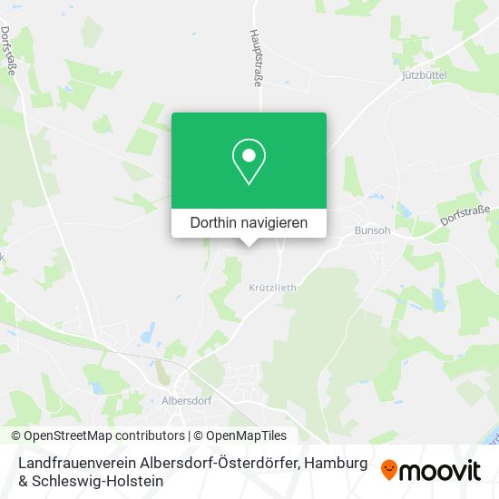 Landfrauenverein Albersdorf-Österdörfer Karte