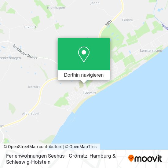 Ferienwohnungen Seehus - Grömitz Karte