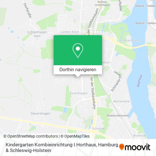 Kindergarten Kombieinrichtung I Horthaus Karte