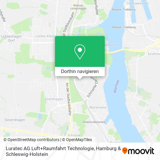 Luratec AG Luft+Raumfahrt Technologie Karte