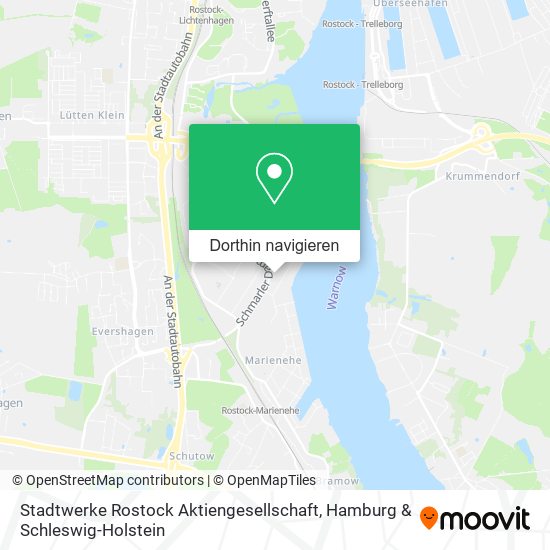 Stadtwerke Rostock Aktiengesellschaft Karte