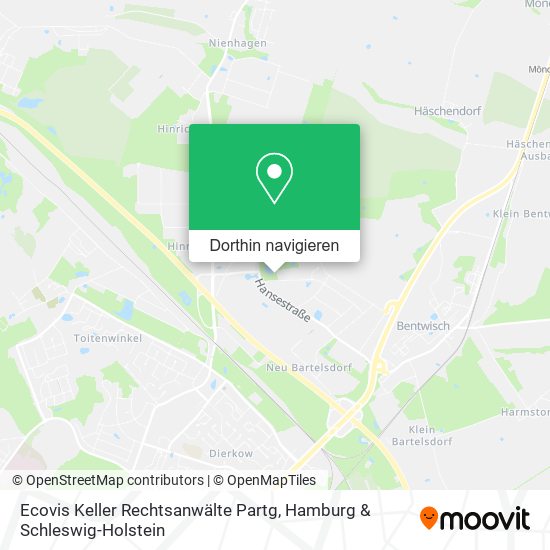 Ecovis Keller Rechtsanwälte Partg Karte