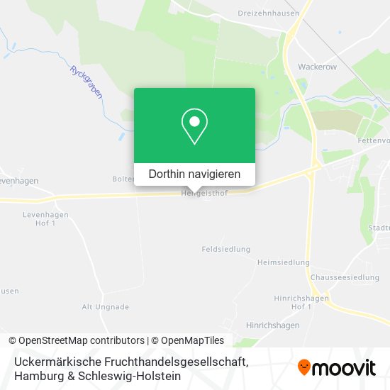 Uckermärkische Fruchthandelsgesellschaft Karte