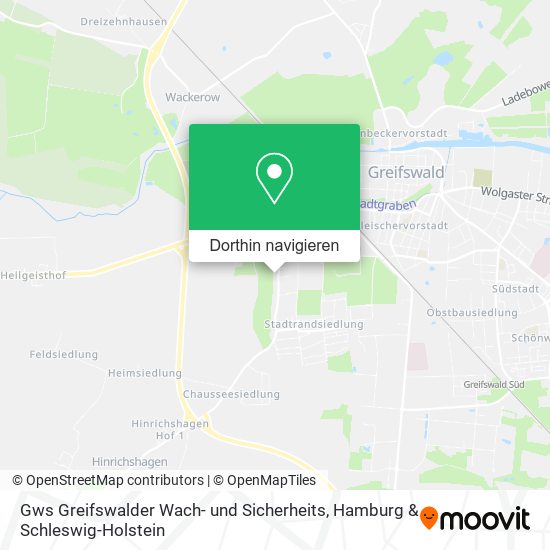 Gws Greifswalder Wach- und Sicherheits Karte
