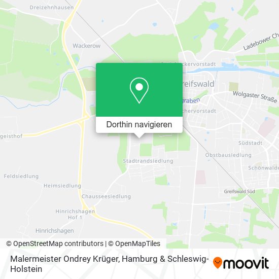Malermeister Ondrey Krüger Karte