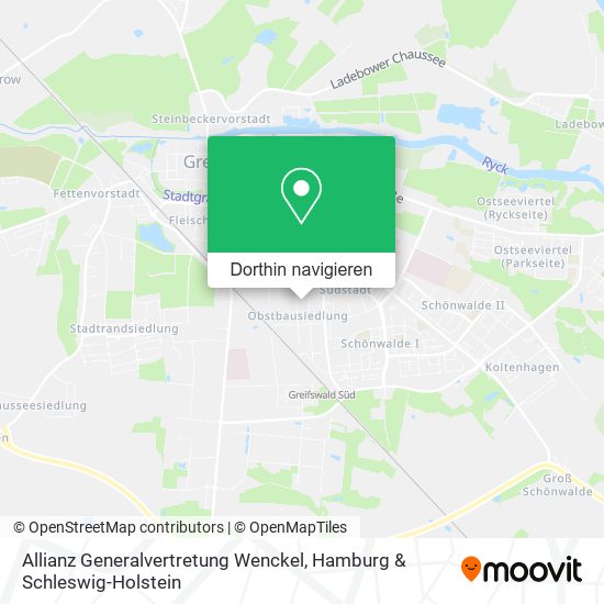 Allianz Generalvertretung Wenckel Karte