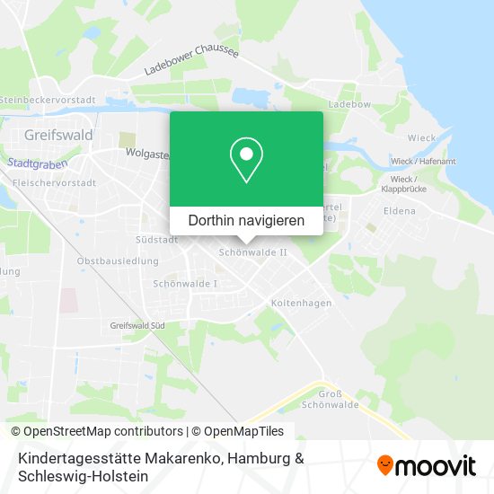 Kindertagesstätte Makarenko Karte
