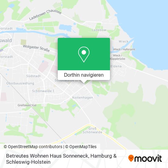 Betreutes Wohnen Haus Sonneneck Karte