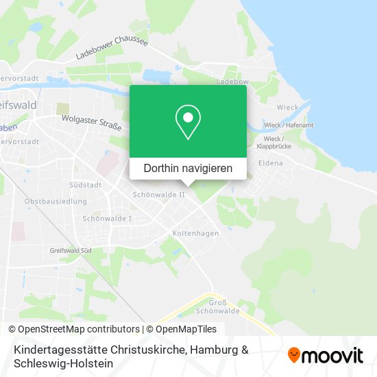 Kindertagesstätte Christuskirche Karte