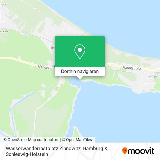 Wasserwanderrastplatz Zinnowitz Karte