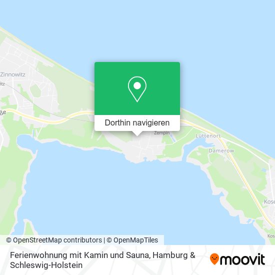 Ferienwohnung mit Kamin und Sauna Karte