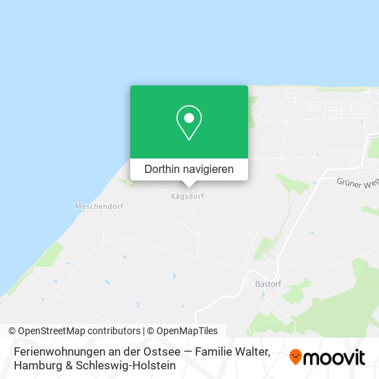 Ferienwohnungen an der Ostsee — Familie Walter Karte