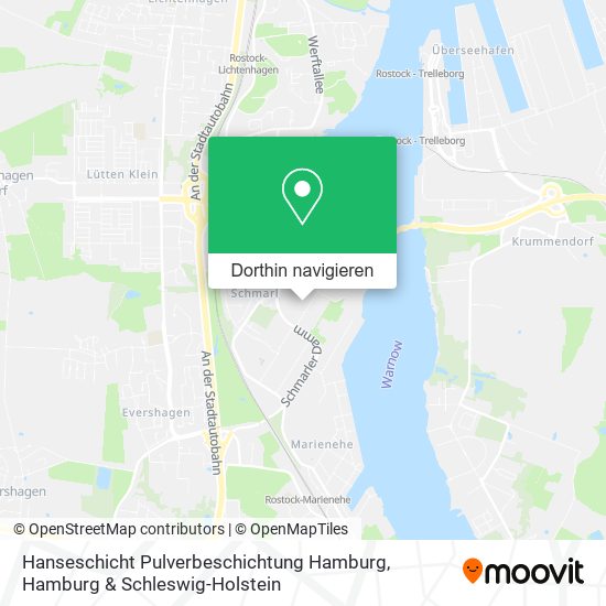 Hanseschicht Pulverbeschichtung Hamburg Karte