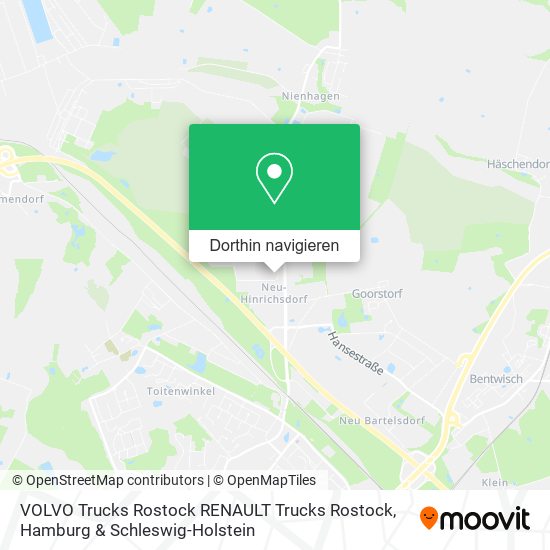VOLVO Trucks Rostock RENAULT Trucks Rostock Karte