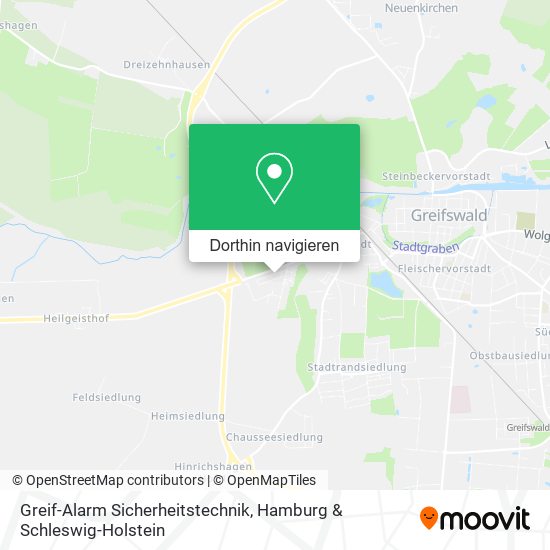 Greif-Alarm Sicherheitstechnik Karte