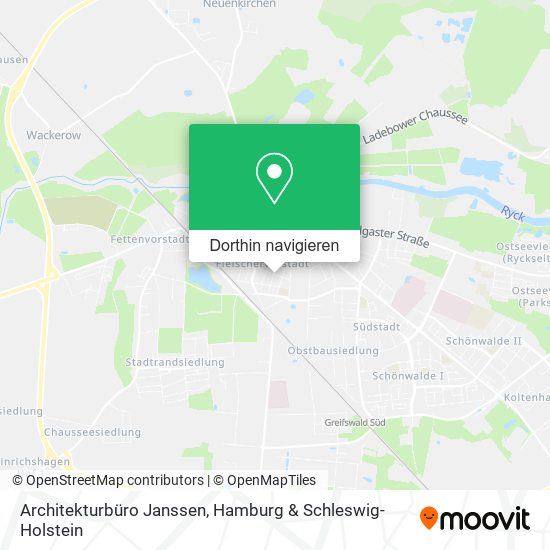 Architekturbüro Janssen Karte