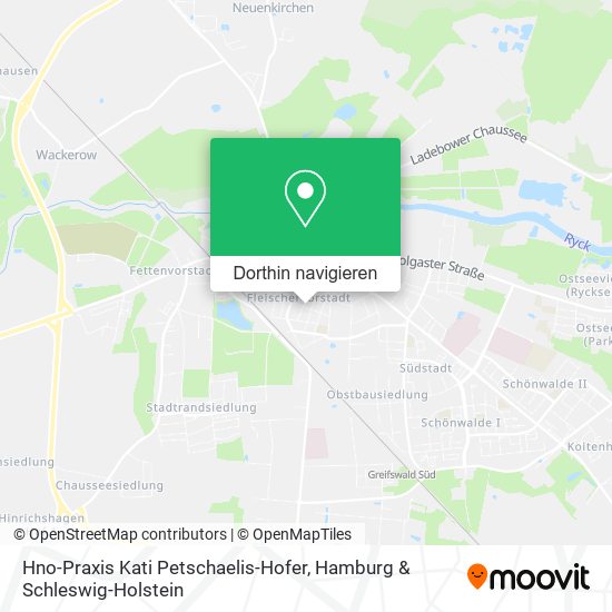 Hno-Praxis Kati Petschaelis-Hofer Karte