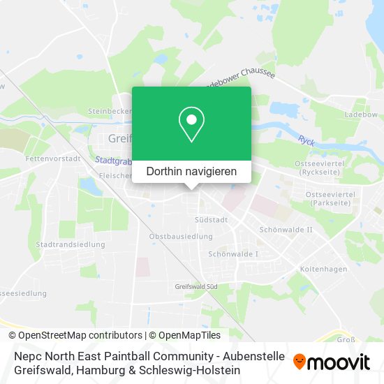 Nepc North East Paintball Community - Aubenstelle Greifswald Karte