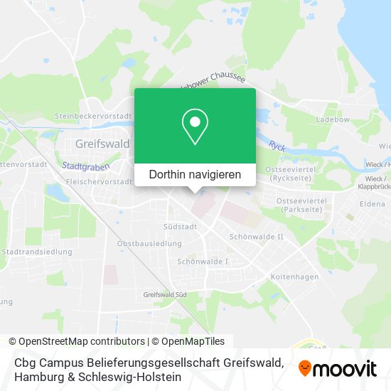 Cbg Campus Belieferungsgesellschaft Greifswald Karte