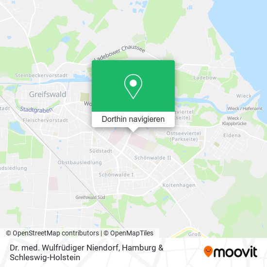 Dr. med. Wulfrüdiger Niendorf Karte