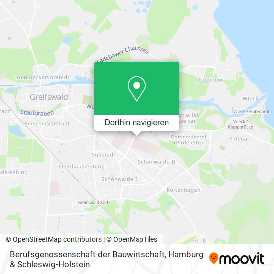 Berufsgenossenschaft der Bauwirtschaft Karte