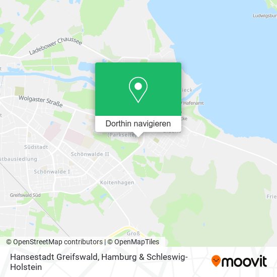 Hansestadt Greifswald Karte