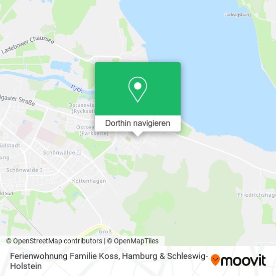 Ferienwohnung Familie Koss Karte