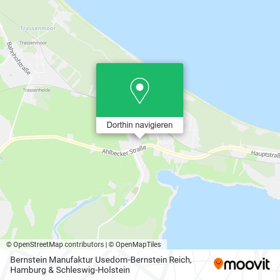 Bernstein Manufaktur Usedom-Bernstein Reich Karte