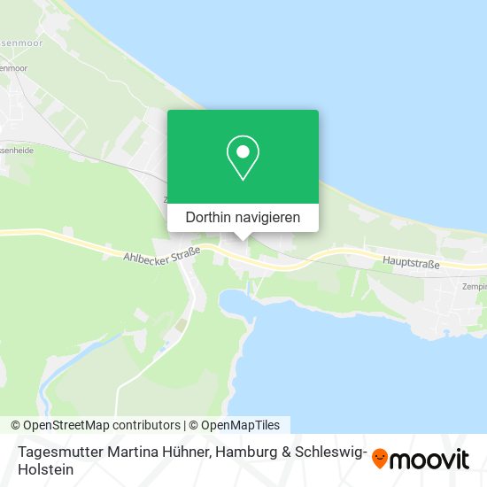 Tagesmutter Martina Hühner Karte
