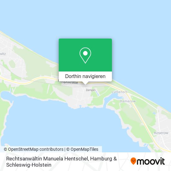 Rechtsanwältin Manuela Hentschel Karte