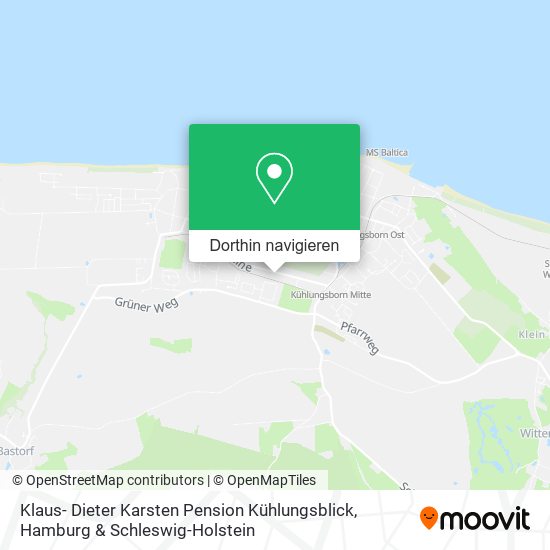 Klaus- Dieter Karsten Pension Kühlungsblick Karte