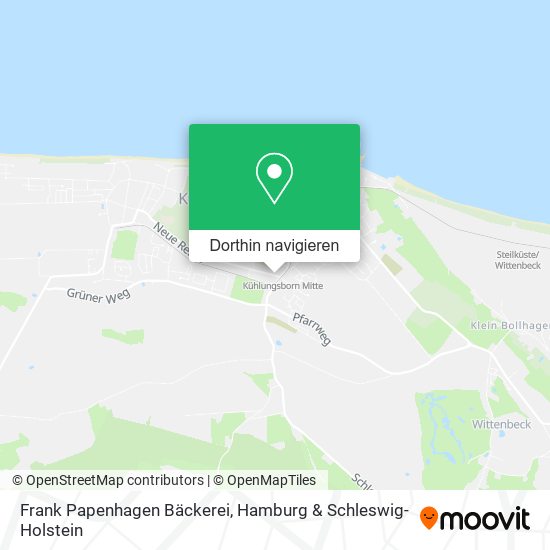 Frank Papenhagen Bäckerei Karte