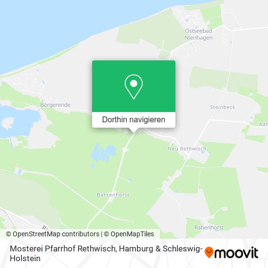 Mosterei Pfarrhof Rethwisch Karte