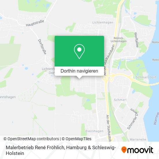 Malerbetrieb René Fröhlich Karte
