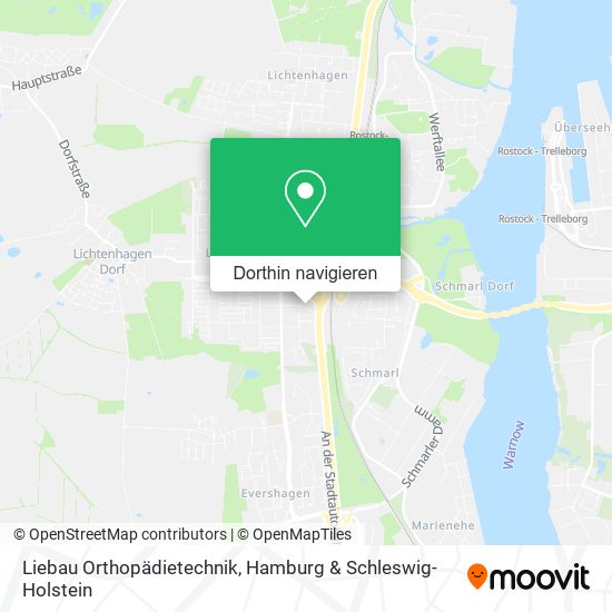 Liebau Orthopädietechnik Karte