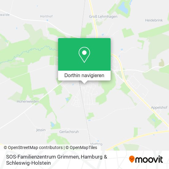 SOS-Familienzentrum Grimmen Karte